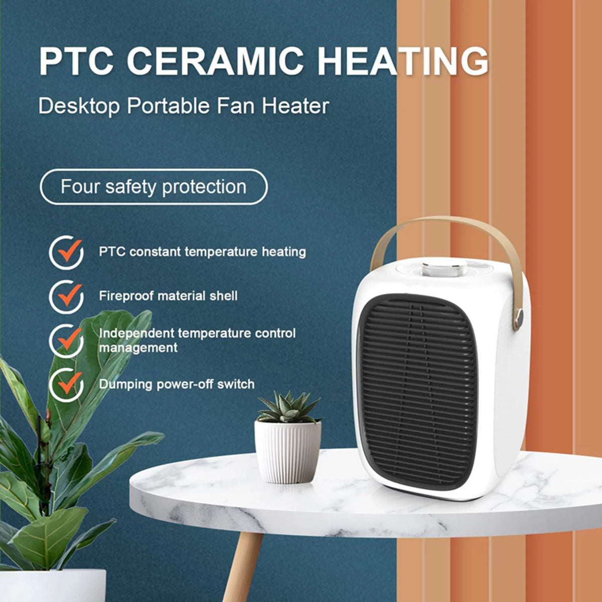 1000W Mini Portable Electric Space Heater L261531