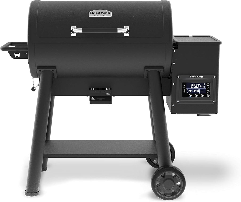 Black 640 sq. in Pellet Grill F375