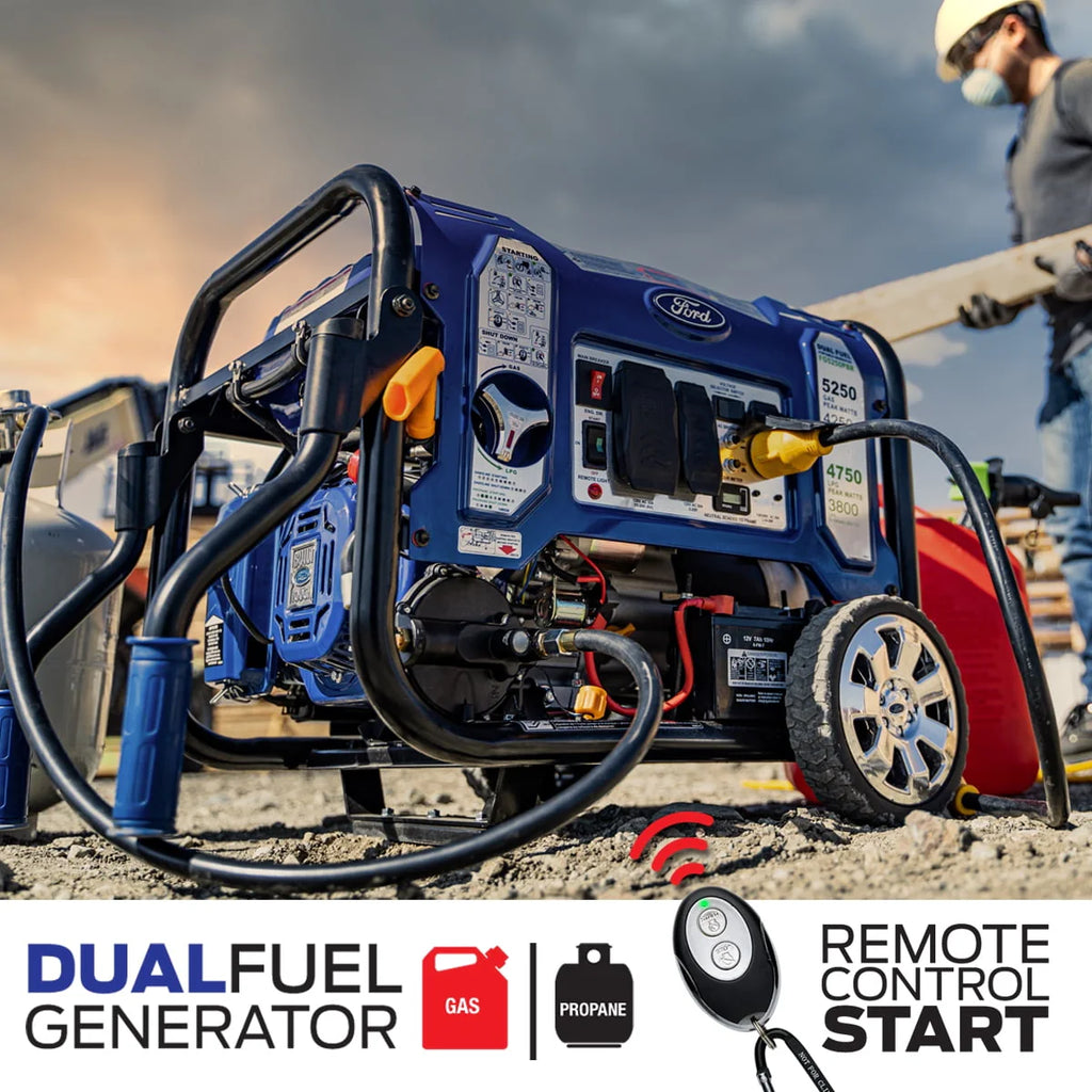 5,250-Watt Dual Fuel Portable Generator X1715