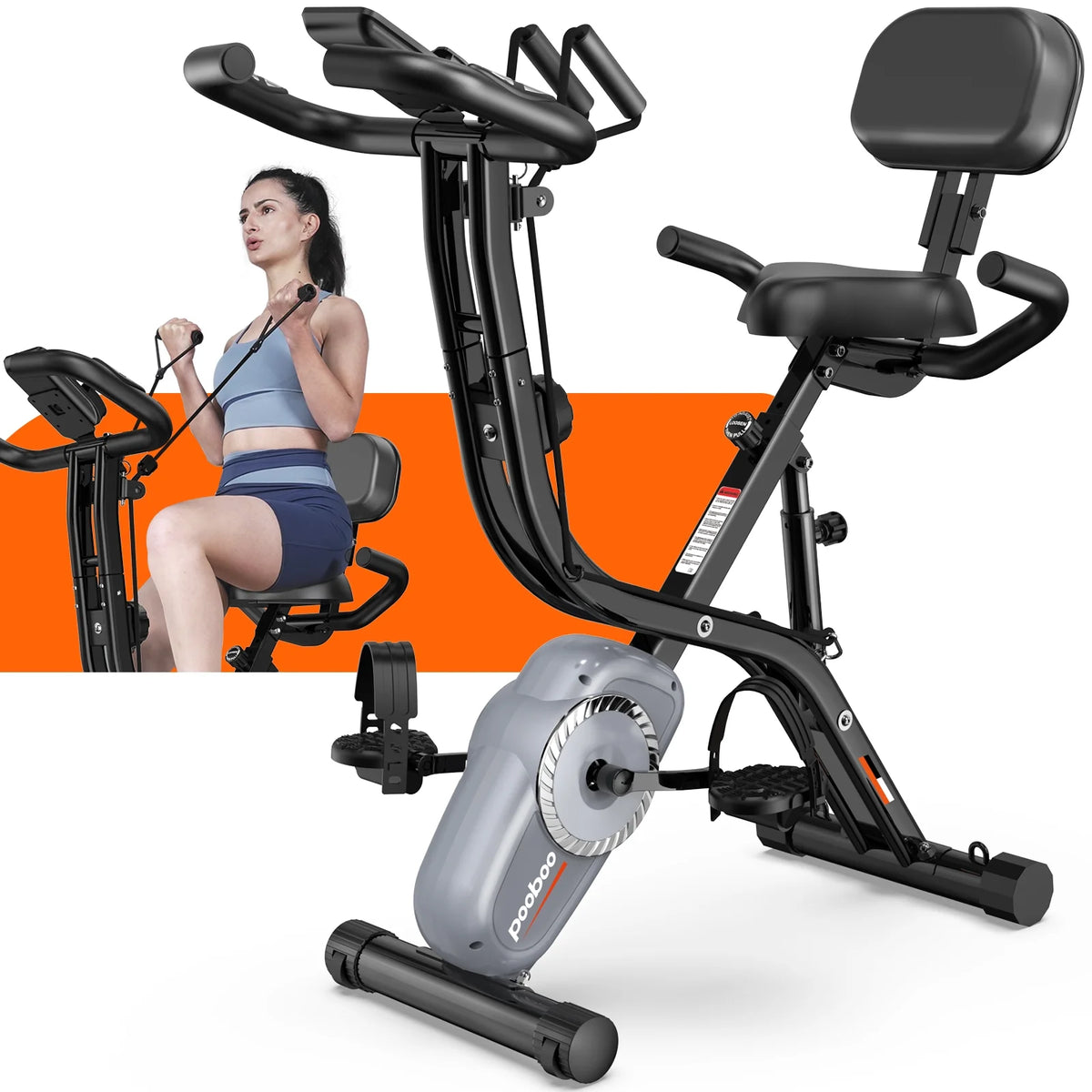 4in1 Folding Exercise Bike B230798