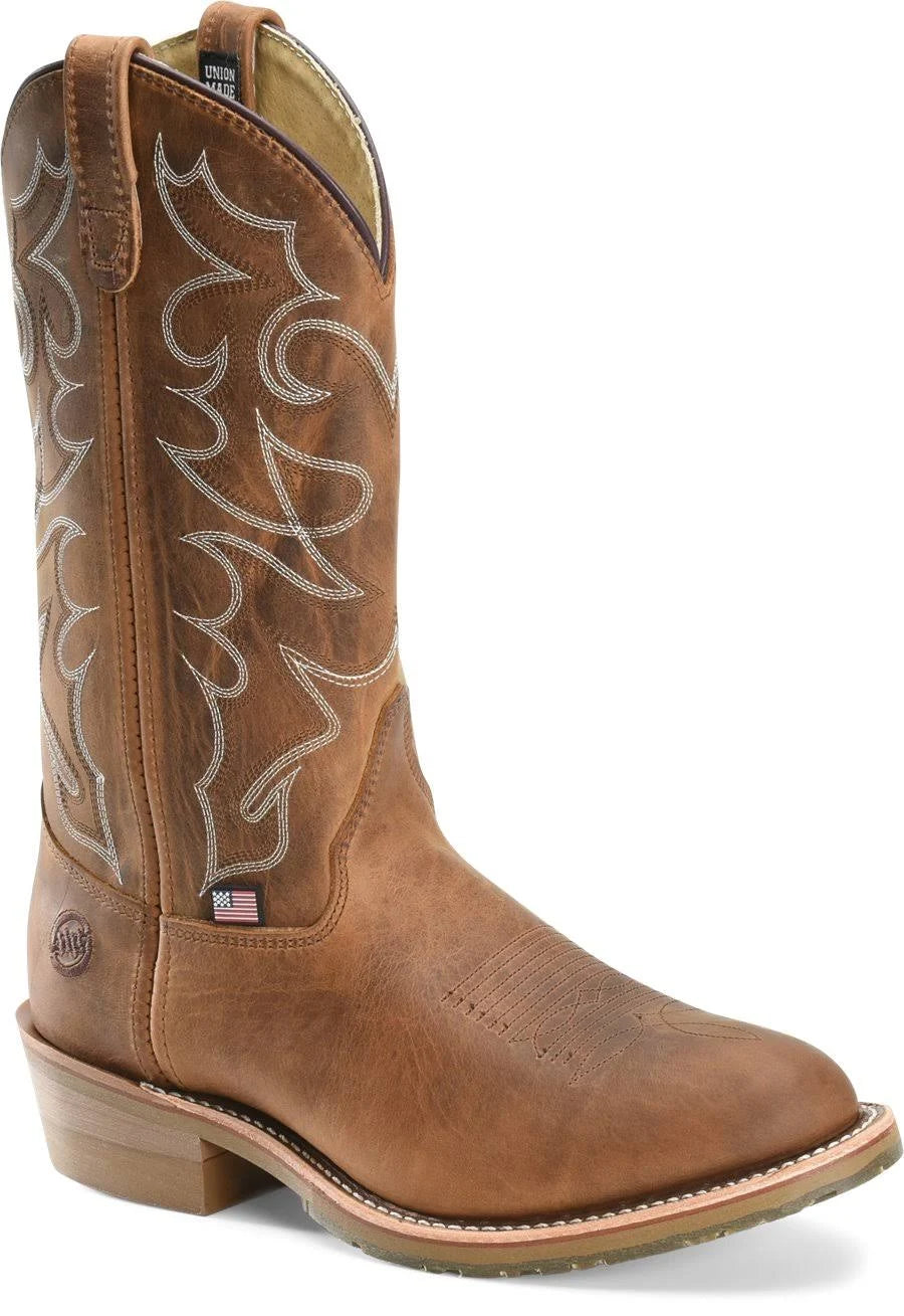 Brown Gel Ice Work Western Boots T904562