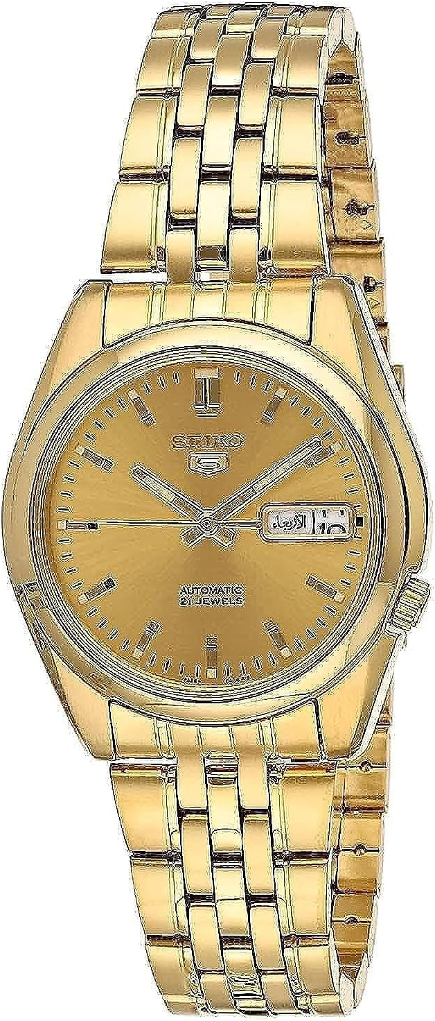 Gold Dial Gold-Tone Stainless Steel Automatic Watch S139