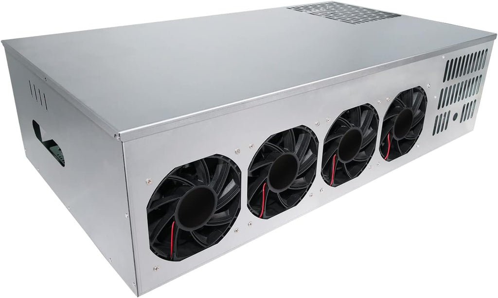 8 GPU Mining Rig Case with Cooling Fans and Motherboard W886