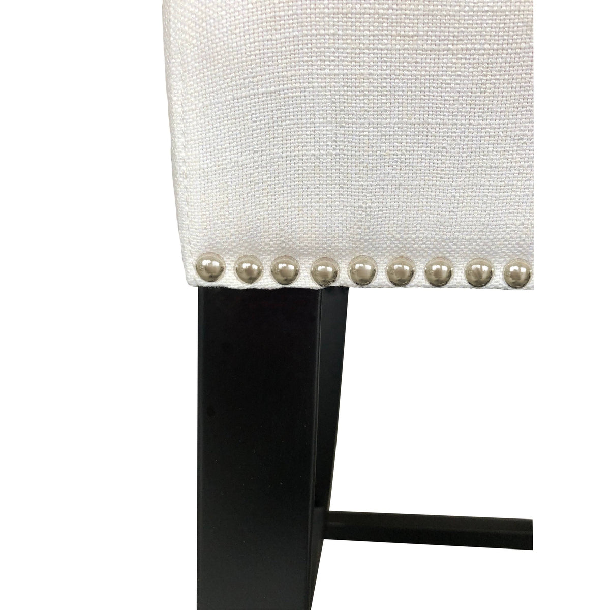 White Linen Bar Stool O49760