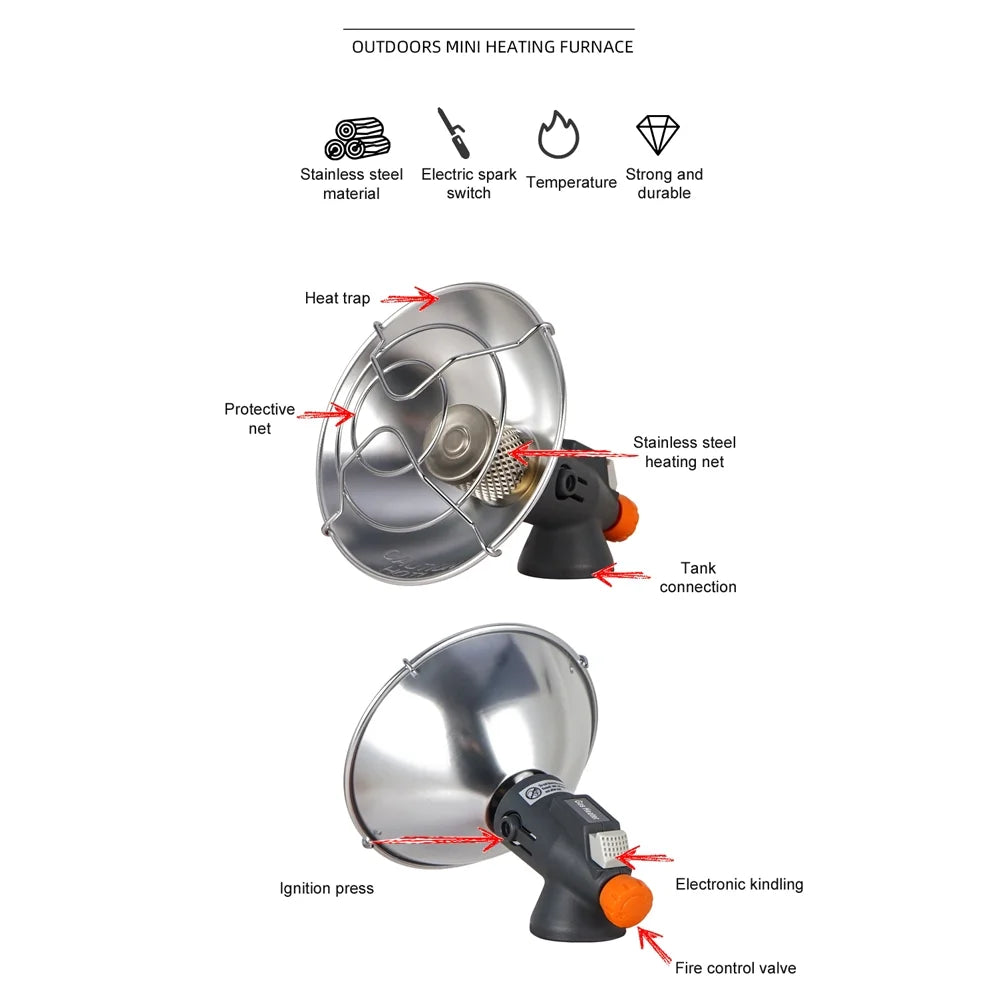 Portable Gas Heater for Camping Tent N4935
