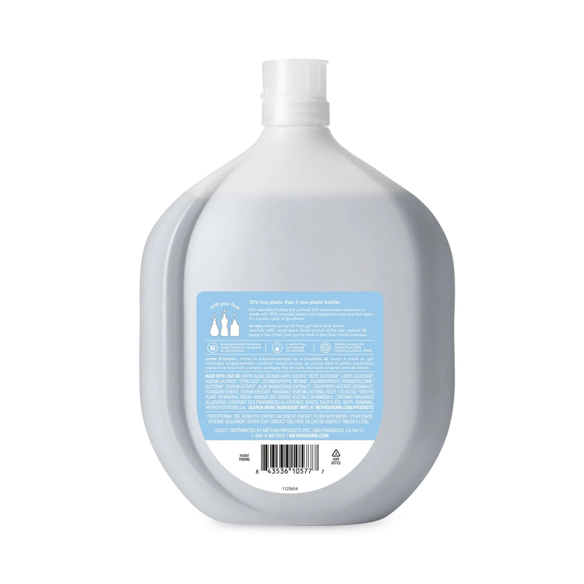 34 oz Gel Hand Wash Refill Tub Y5979