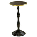 Round Wooden Accent Pedestal End Table B836