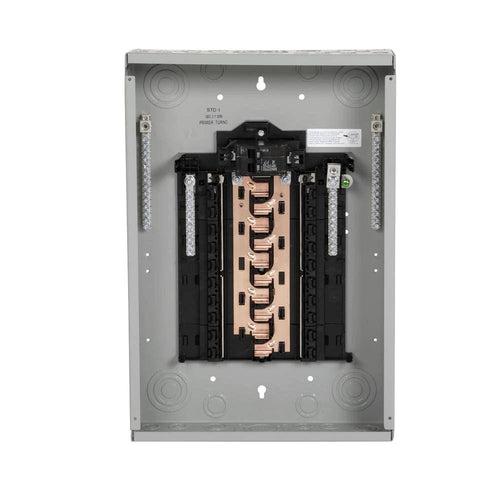 100 Amp 20-Space 20-Circuit Main Breaker Load Center Indoor with Copper Bus Q68487