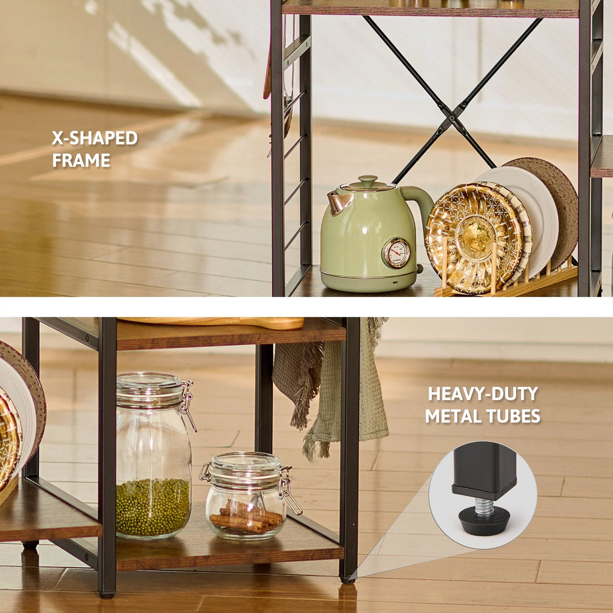 Baker’s Rack with 5 Storage Shelves Y17587