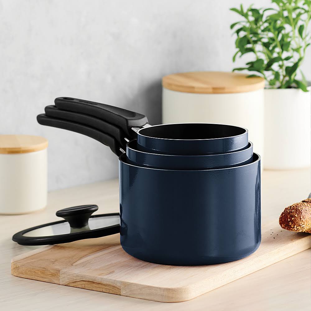 Naval Nesting Nonstick Sauce Pan Set, 6-Piece E2647