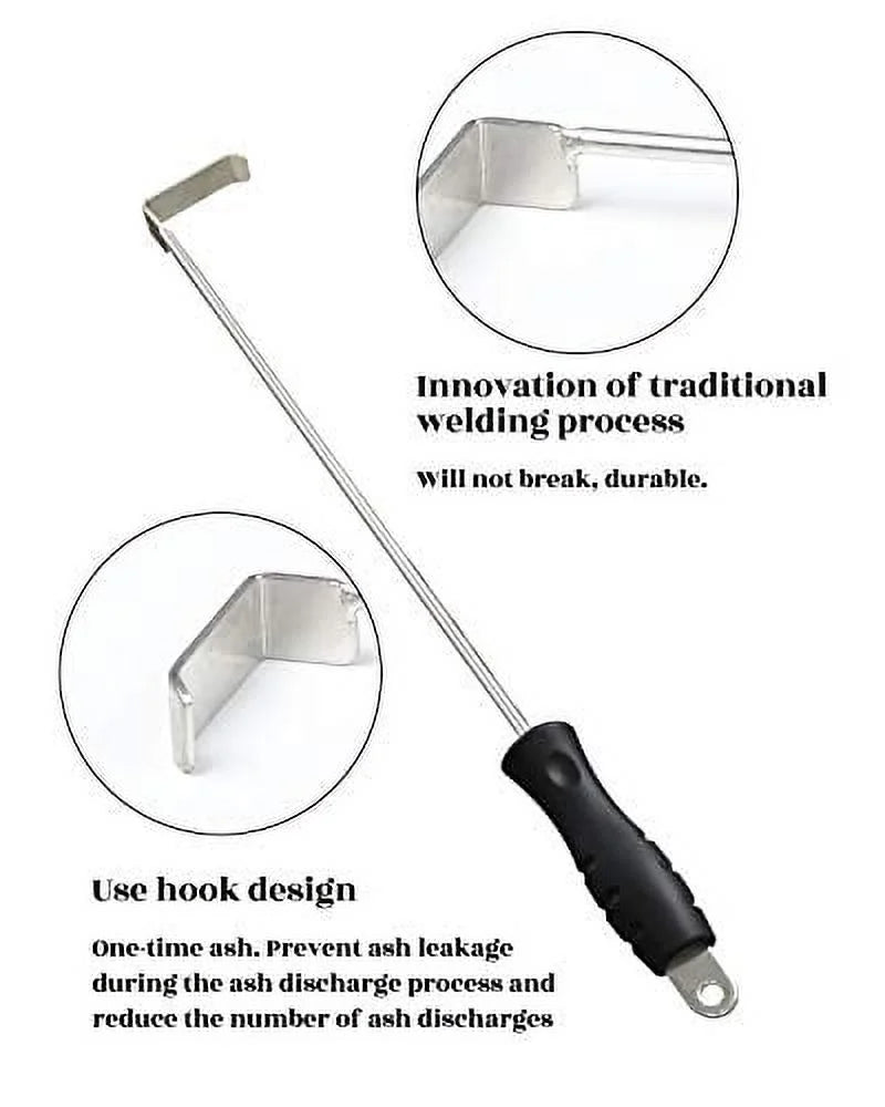18 Inch BBQ Ash Tool Charcoal Grill Cleaning Tools O349