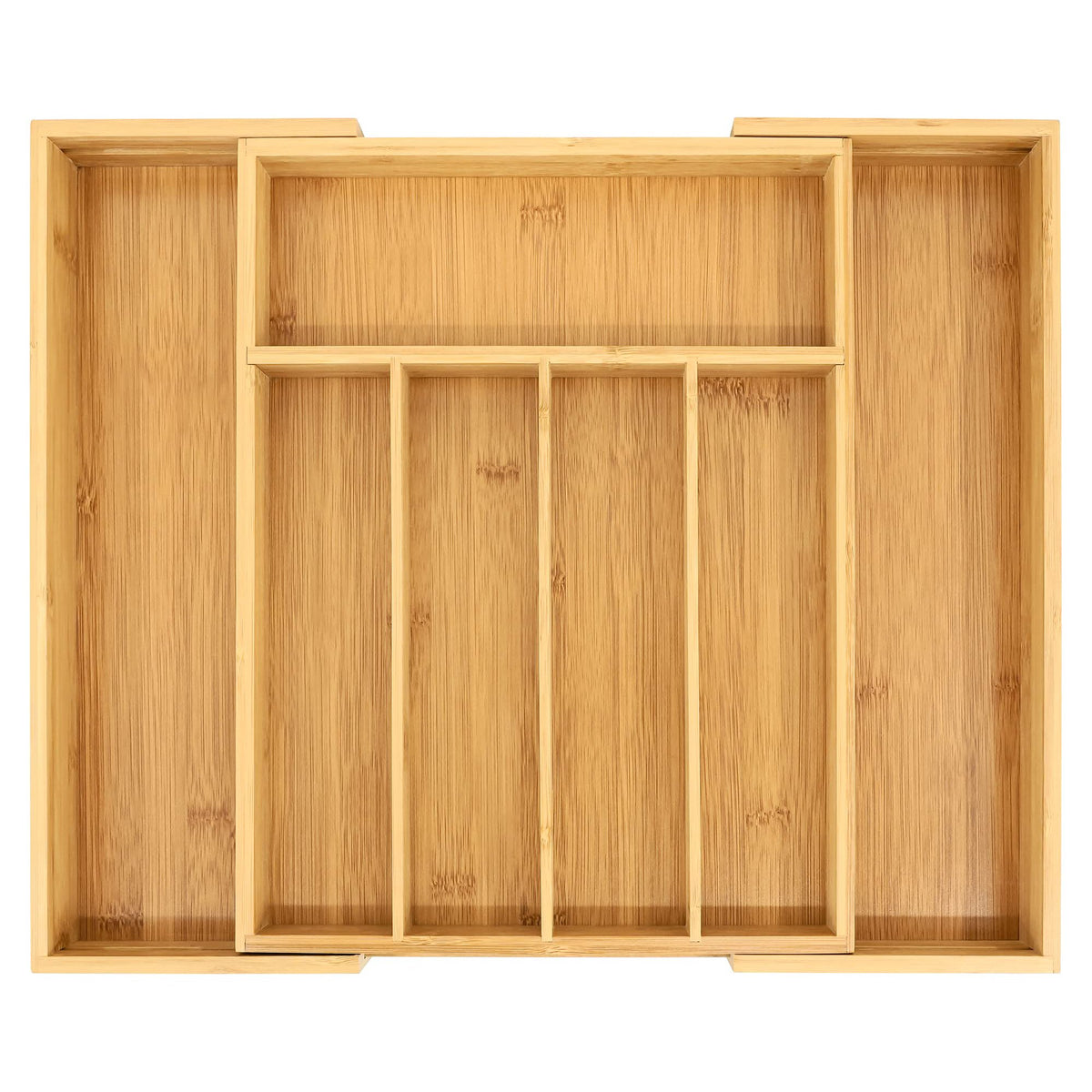 Bamboo Expandable Drawer Organizer with Dividers, Brown A18860