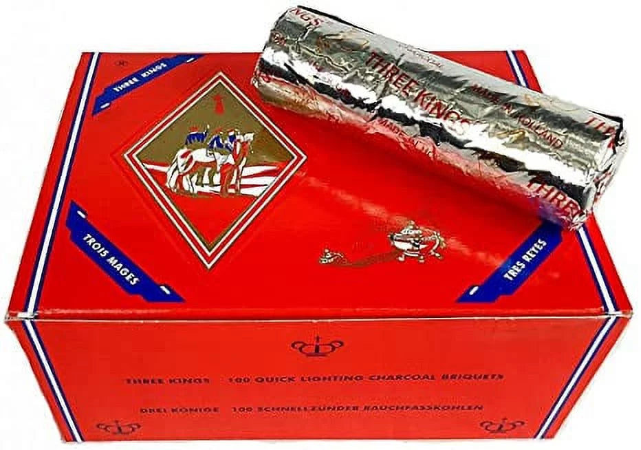 100 Quick lighting charcoal Briquettes 40mm K577