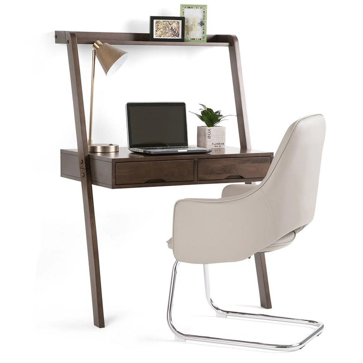 36 inch Solid Wood Leaning Desk B72786