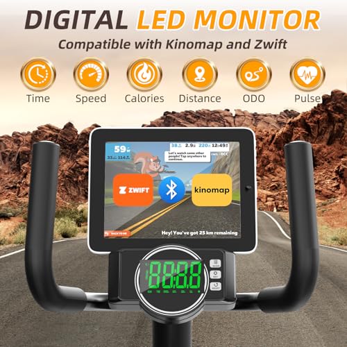 Recumbent Exercise Bike with Magnetic Resistance H728327