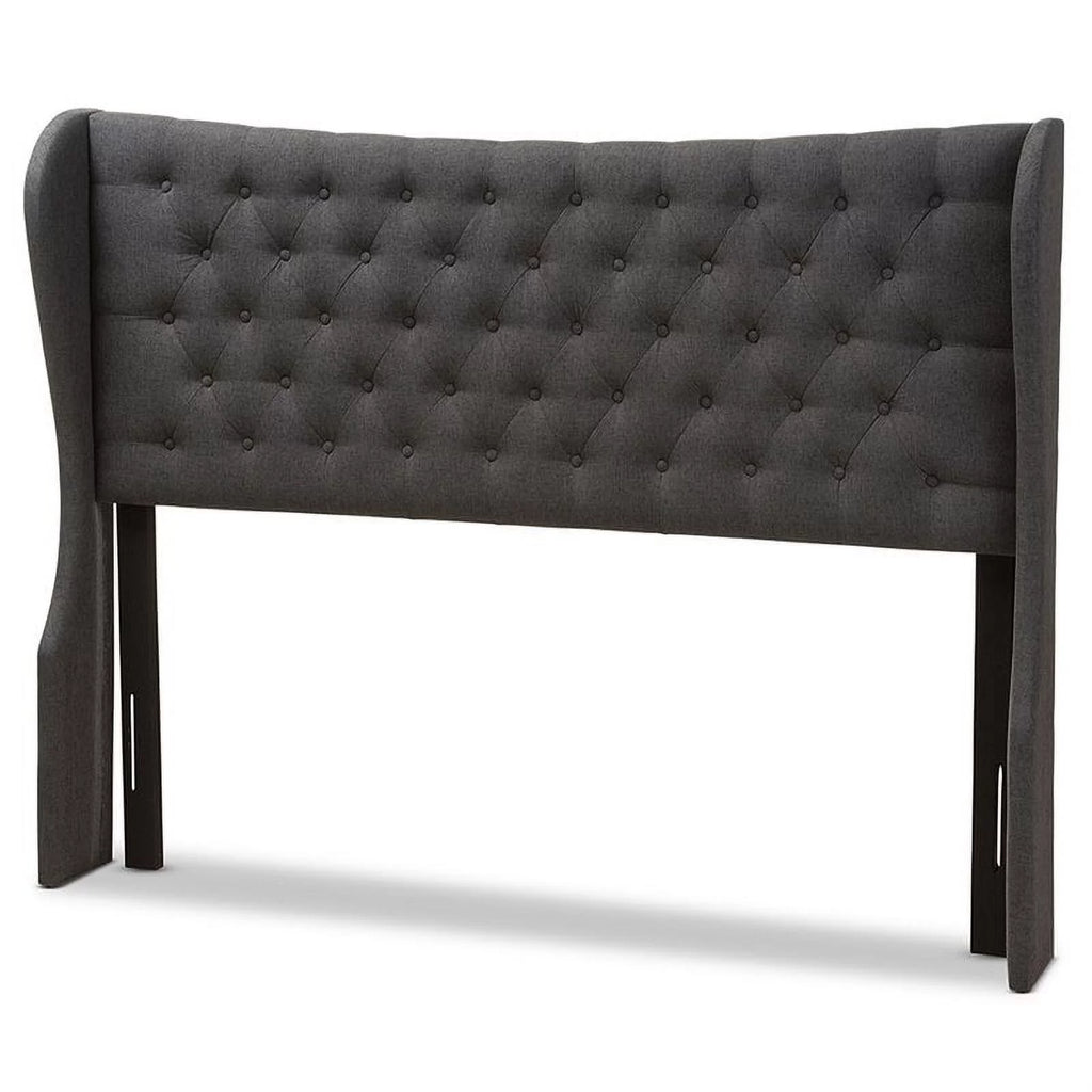 Queen Winged Panel Headboard in Dark Gray K466924
