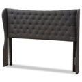 Queen Winged Panel Headboard in Dark Gray K466924