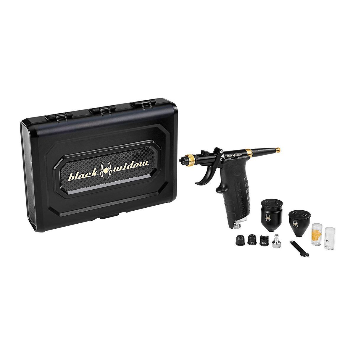 0.3 mm, 0.5 mm Dual-Action Gravity-Feed Airbrush D348184