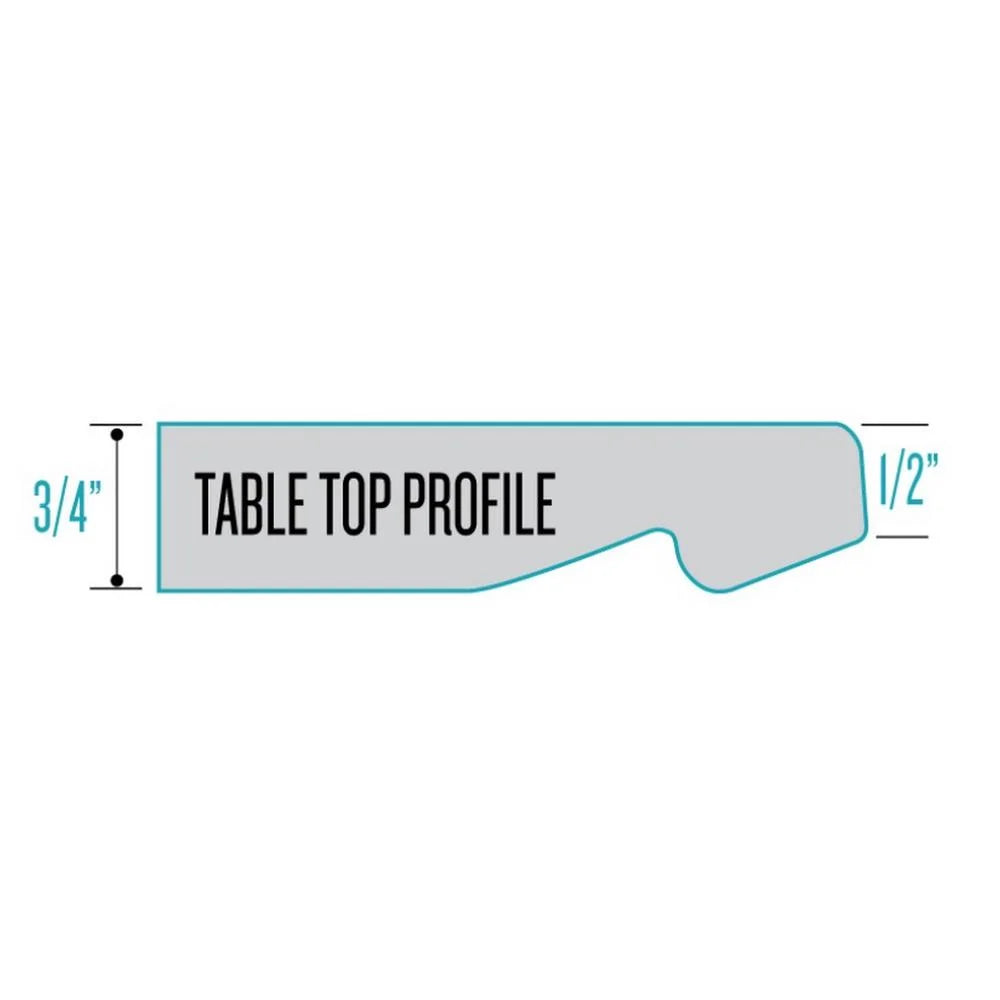 42 in. Indoor & Outdoor Table with 32 x 32 in. Square Top R3824