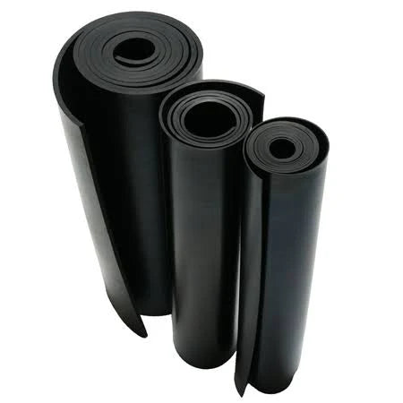 Black 3/16 in. Thick x 36 in. Length x 168 in. Width Rubber Sheet D52747