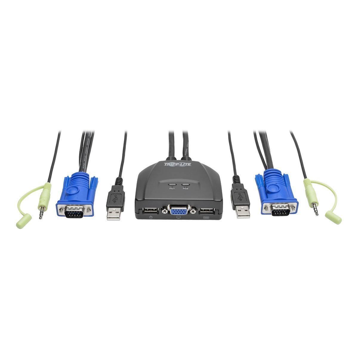 2-Port USB/HD Cable KVM Switch Q328885