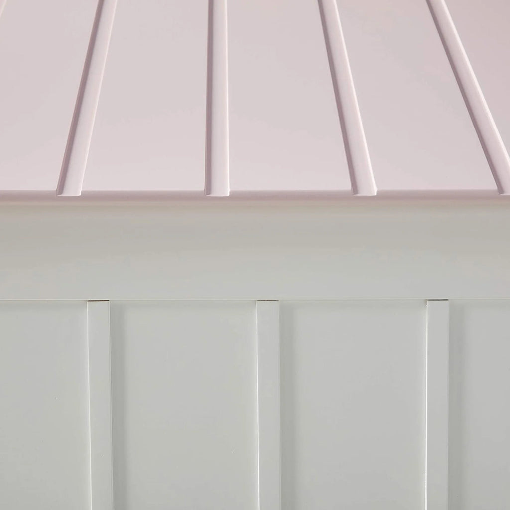 Full Bed in White & Pink R29980