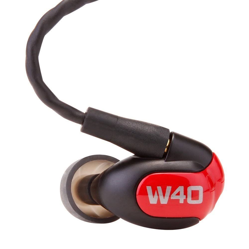 W40 Four-Driver Earphones with Microphone and MMCX Audio Cable R964