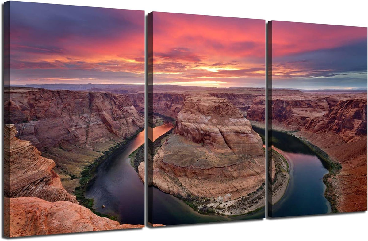 5 Piece Framed Canvas Print Wall Art Pictures (60''Wx32''H) K18682