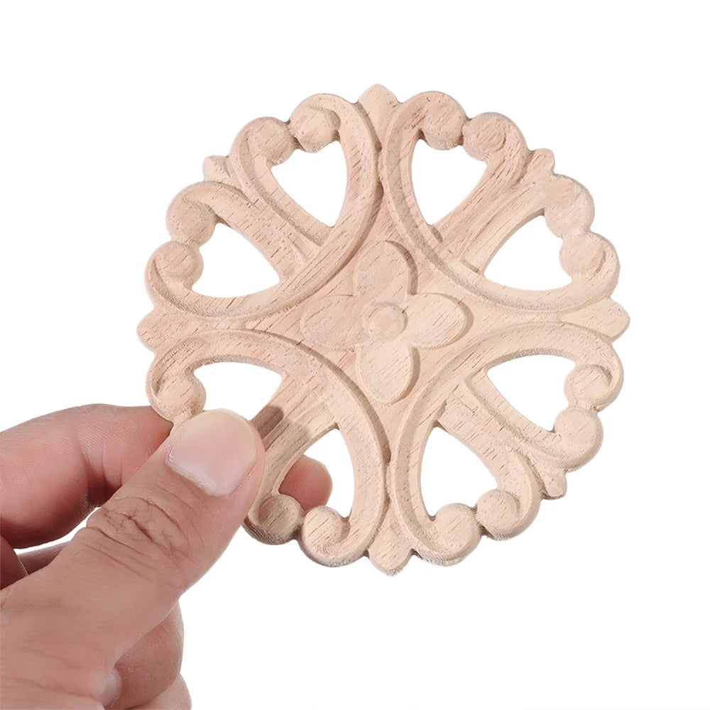 Natural Wood Carved Decorative Moulding E723681