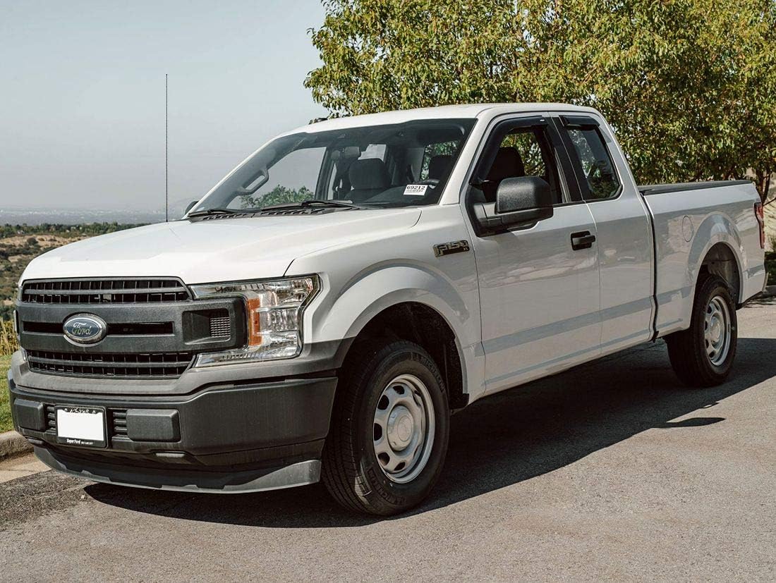 Shatterproof Tape-on Window Deflectors for Trucks, 4 pcs N9410