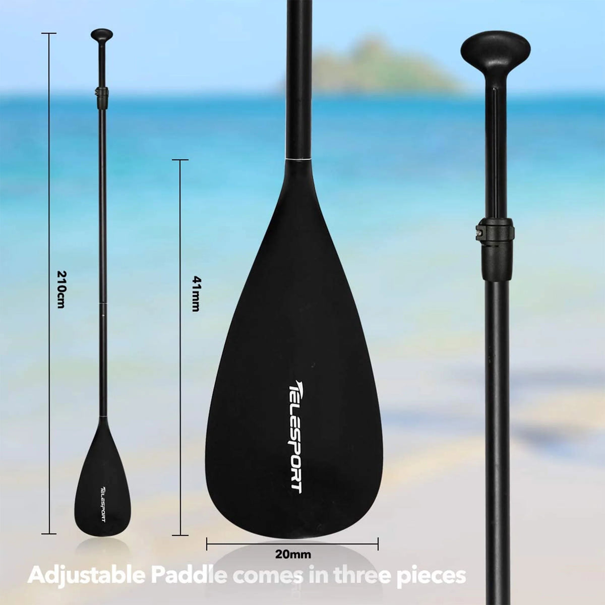 Inflatable Paddle Board with Accessories, Blue U22011