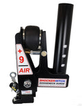 Gooseneck Air Hitch & Coupler, Round 4" Angled Pin 30K Coupler 9" Offset P881484