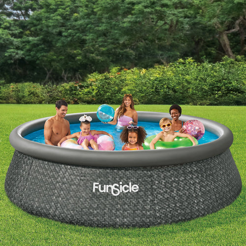 10ft x 30in Round Above Ground Pool with Cartridge Filter Pump D597