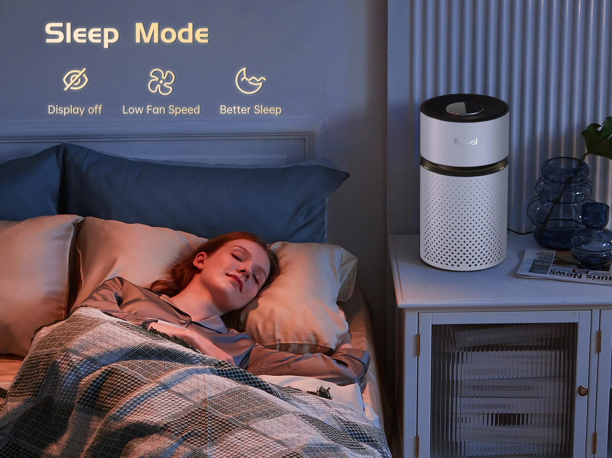 Washable Pre-filter Air Purifier, 215 Sq. Ft, 3-Stage HEPA, White H703