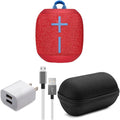 Radical Red Bluetooth Speaker Bundle (4 Items) M225