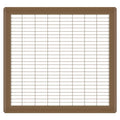 Imperial Brown Heavy Gauge Steel Floor Grille F61220