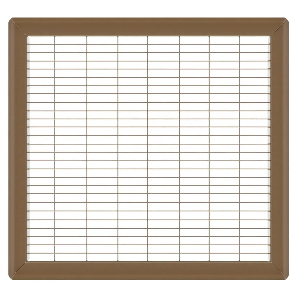 Imperial Brown Heavy Gauge Steel Floor Grille F61220