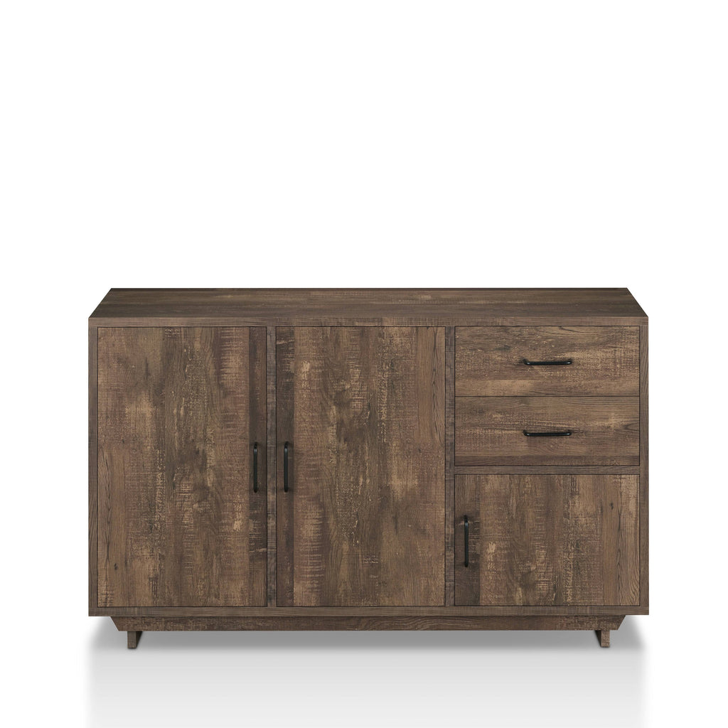 Brown Reclaimed Oak Dining Server F8795