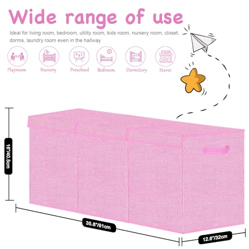 Extra Large Collapsible Kids Toy Storage Organizer Box F77224