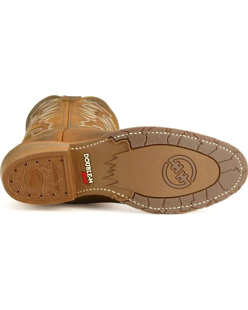 Brown Gel Ice Work Western Boots T904562
