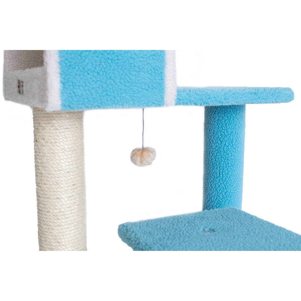 Sky Blue Cat Tree S6282