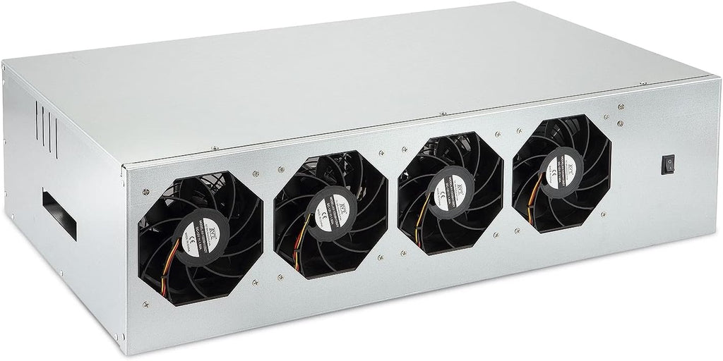 8 GPU Mining Rig Case with Cooling Fans and Motherboard W886