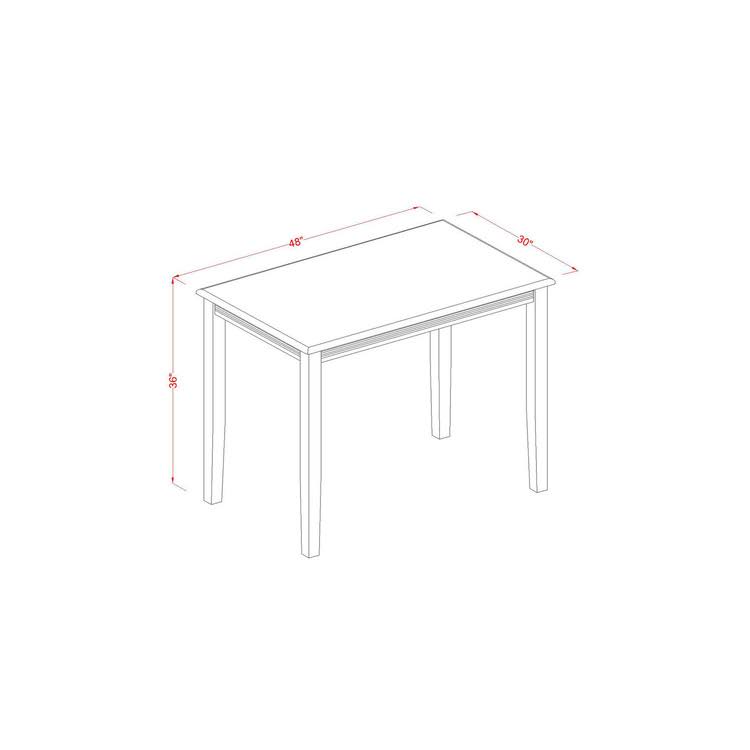 5 Piece Kitchen Dinette Table and 4 Counter Height Stool Set X3265