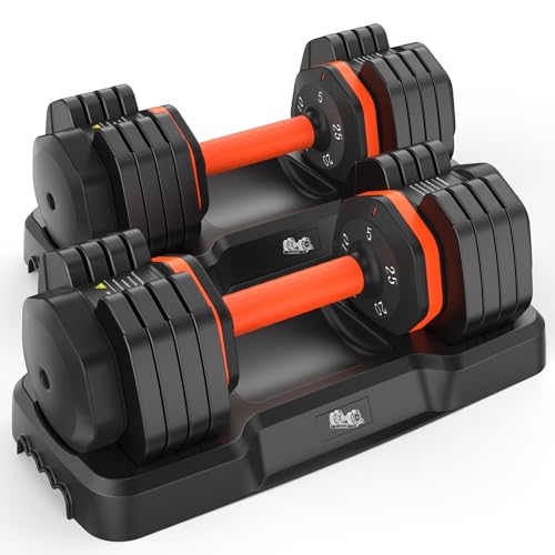 25LB 55LB Adjustable Dumbbells Set S63674