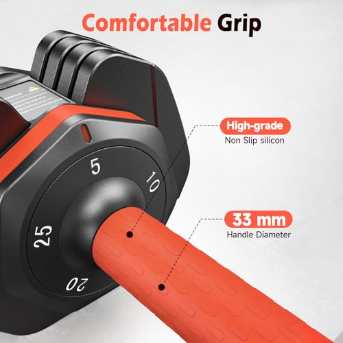 25LB 55LB Adjustable Dumbbells Set S63674