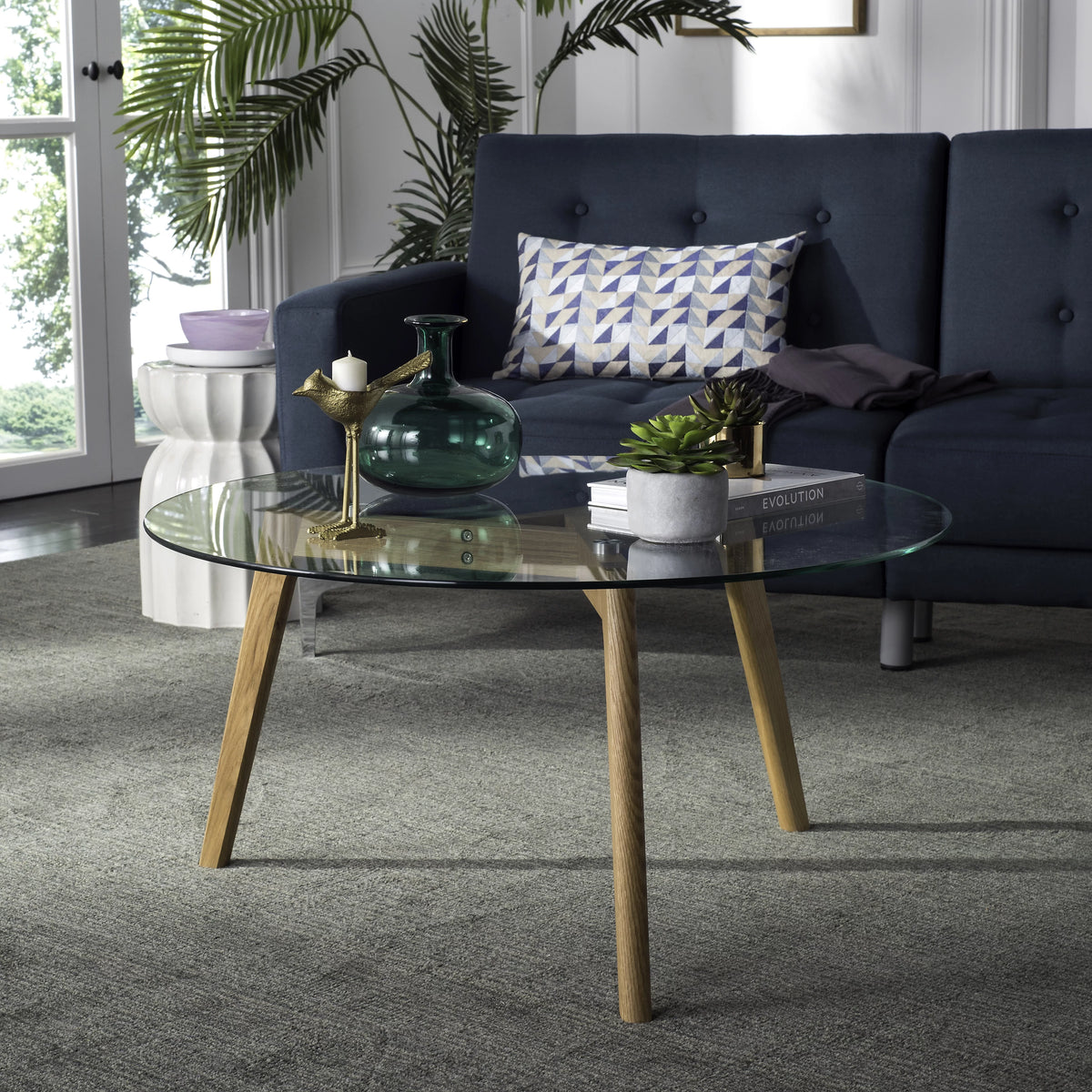 Round Glass Coffee Table L60000