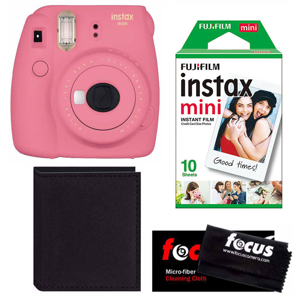 Pink Instant Camera with Accessory Bundle A9898