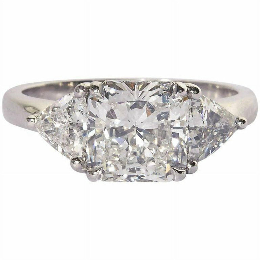 GIA Certified Radiant Cut Engagement Ring 2.25 Carat E Color VS1 N243672