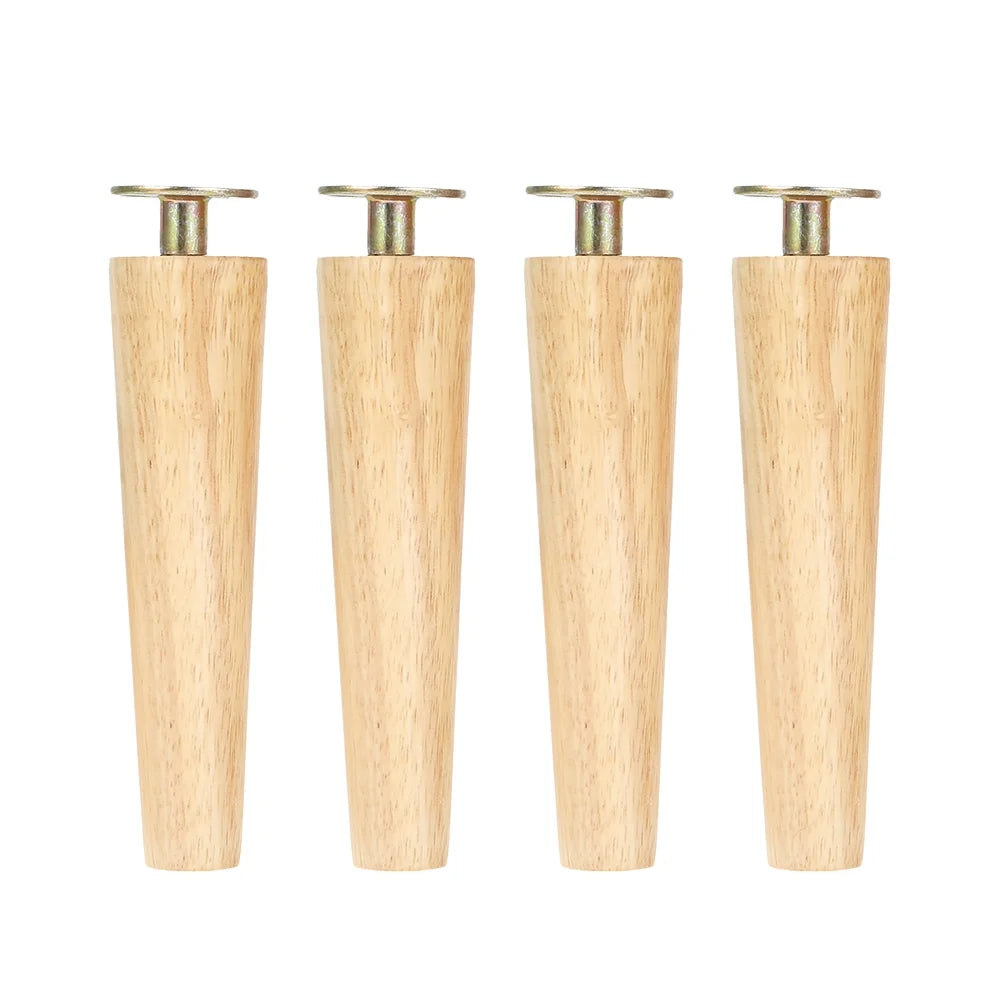 4PCS Wooden Furniture Legs Feet Replacement D8883