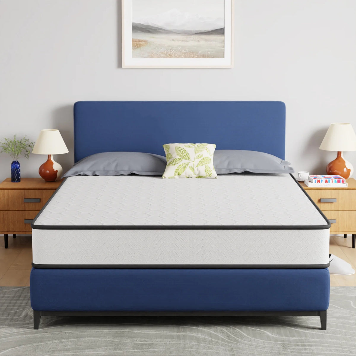 8 Inch Medium Firm Spring Full Size Mattress T6999